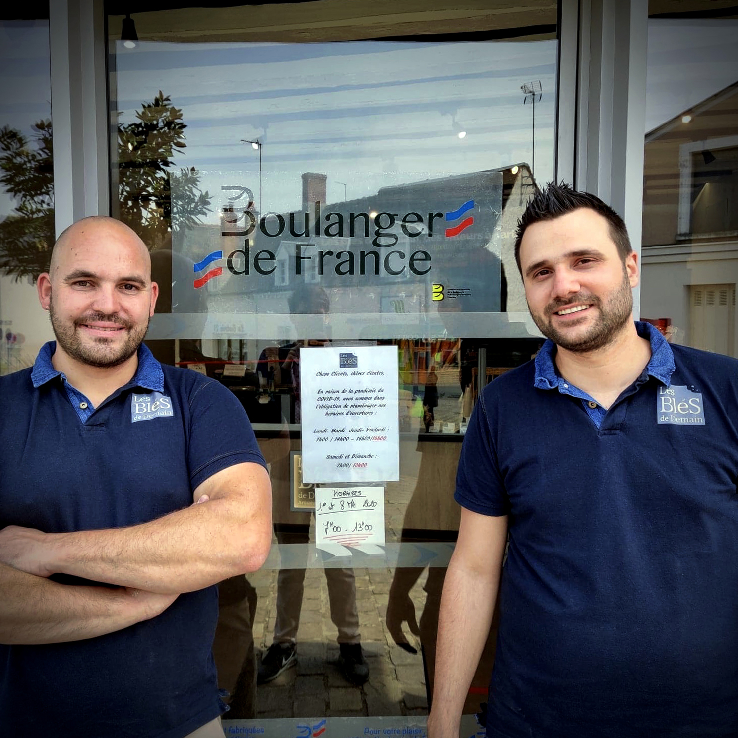 Marc-Antoine  Bosquet et Philippe Comte, associés pour « Les Blés de Demain »