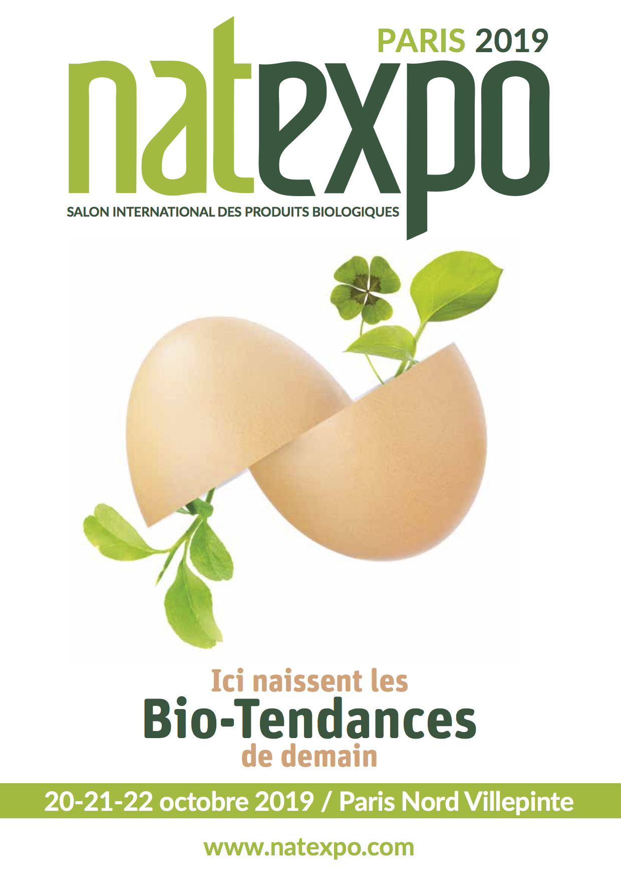 Du 20 au 22 octobre à Paris Nord Villepinte : Natexpo, le salon du bio