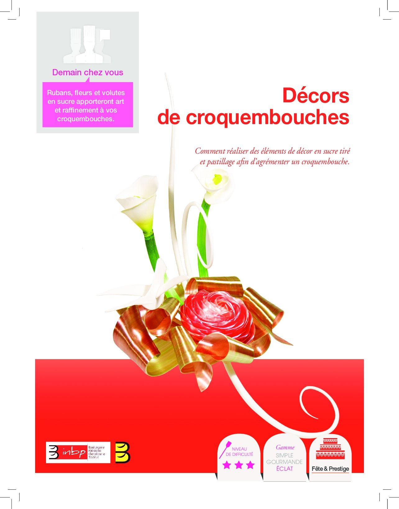 Décors de croquembouches