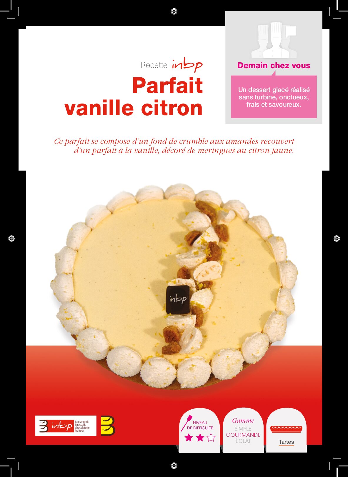 Parfait vanille citron