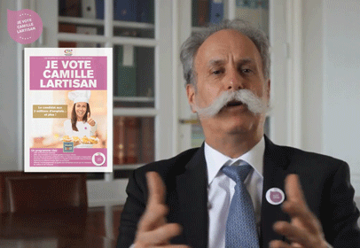 Les artisans déclarent leur candidat dans la campagne présidentielle : Camille Lartisan