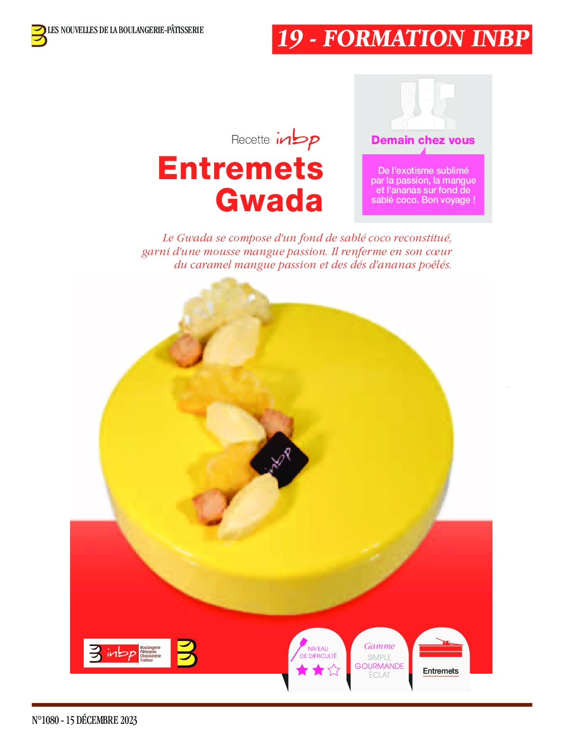 Entremets Gwada