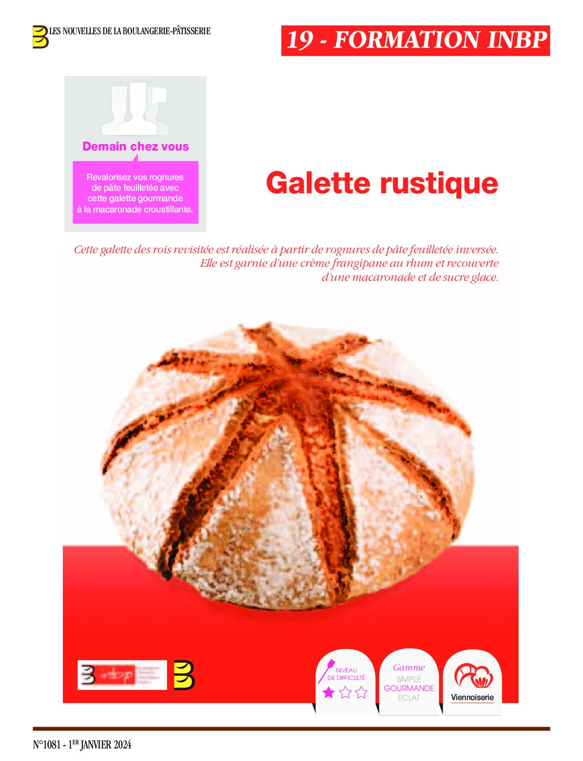 Galette rustique