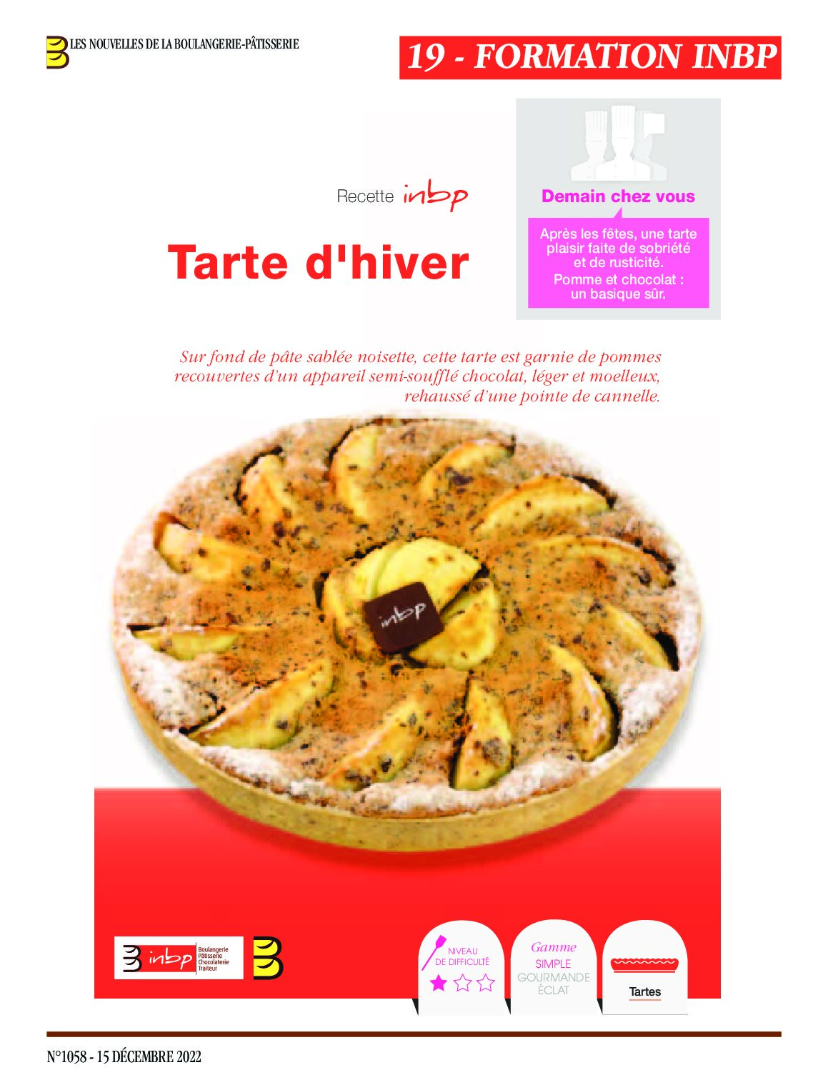 Tarte d’hiver