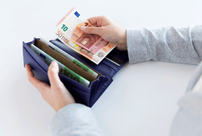 À propos du paiement en espèces