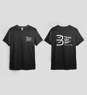 T-shirt NOIR <br><span class="color2">« Boulanger c’est un métier »</span>