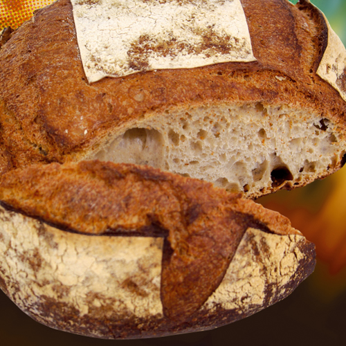 Tourte de meule en pousse lente